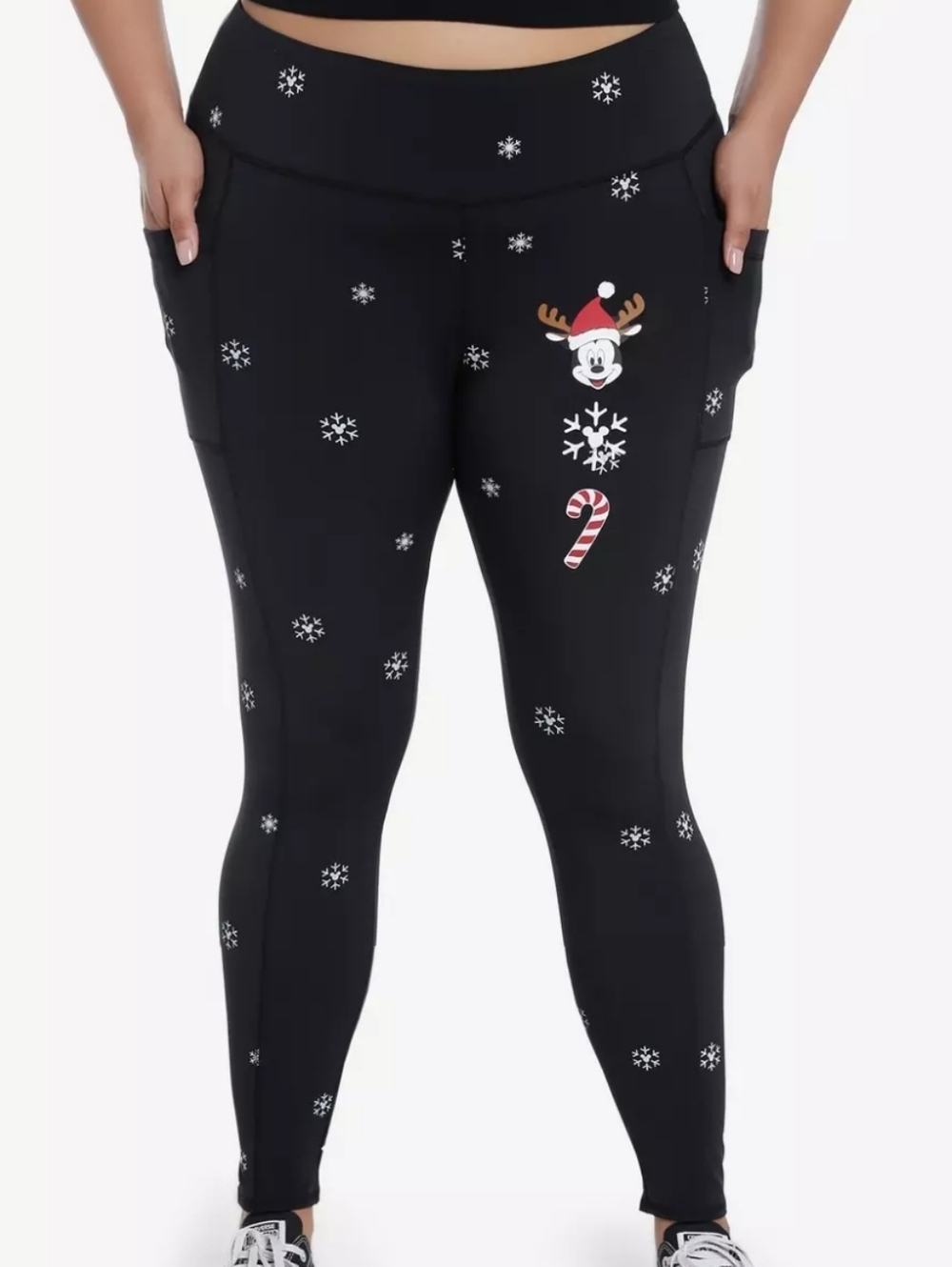 Disney Her Universe Mickey Mouse Snowflake Leggings New With Tags